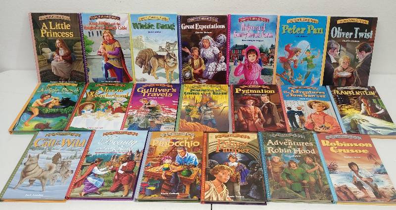 lot 143 image: Treasury of Illustrated Classics Hardcover Collection, valued at $250.00