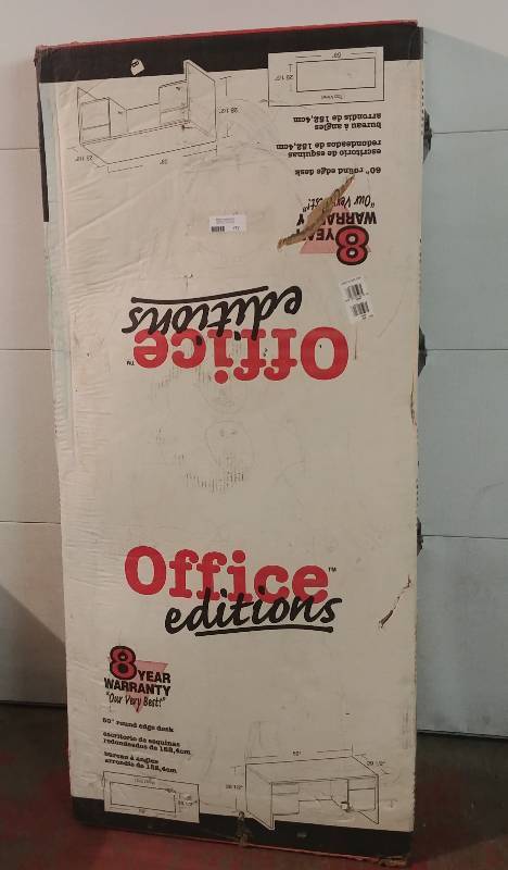 lot 177 image: Office DepotMax 60 Office Desk in unopened retail boxing
