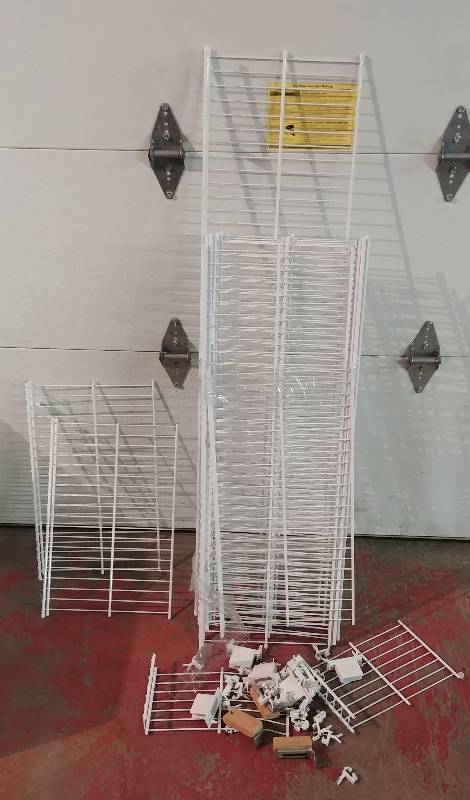 lot 191 image: Assorted Wire Rack Shelving