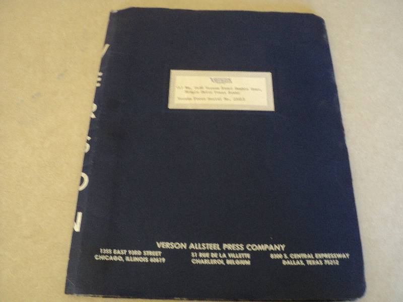 lot 1 image: Machine Tool Manual  Verson Allste...