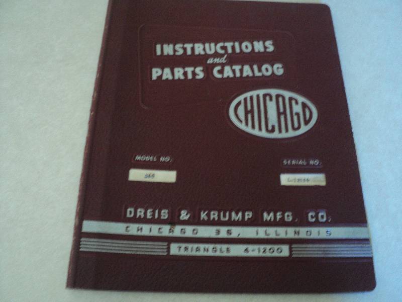 lot 27 image: Machine Tool Manual  Dreis & Krump...