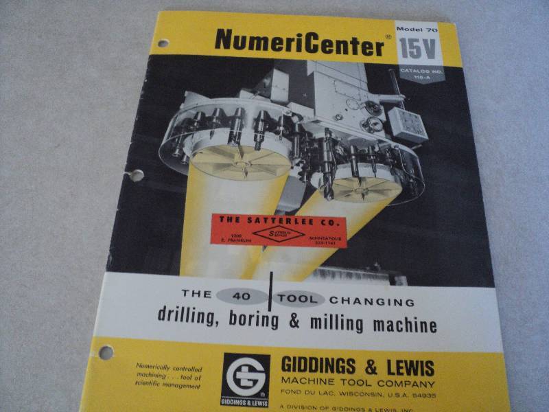 lot 33 image: Machine Tool Manual  Giddings & Le...