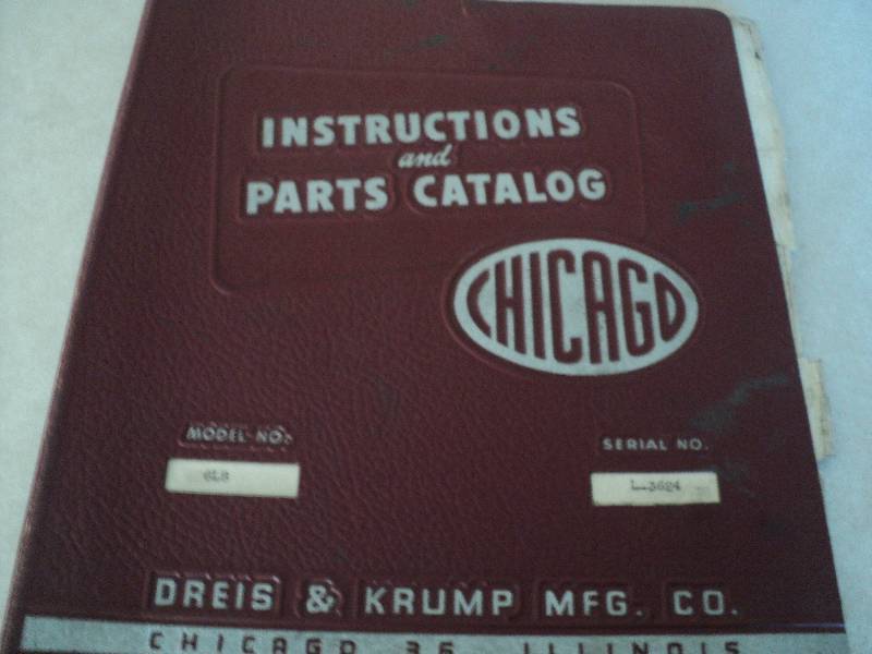 lot 66 image: Machine Tool Manual  Dreis & Krump...
