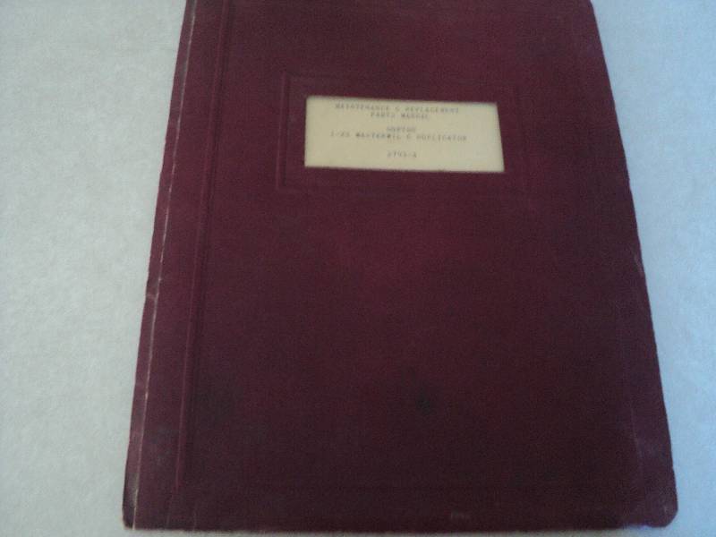 lot 89 image: Machine Tool Manual  Gorton 1-22 M...