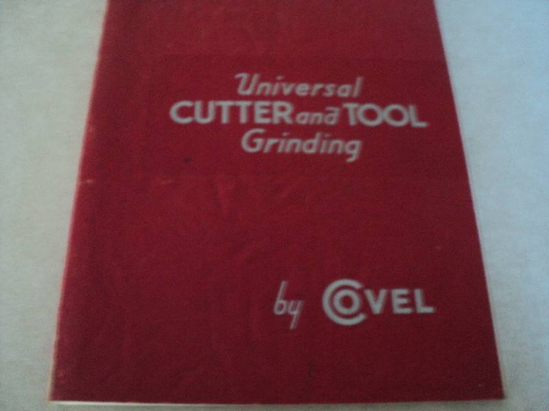 lot 117 image: Machine Tool Manual  Covel Cutter ...