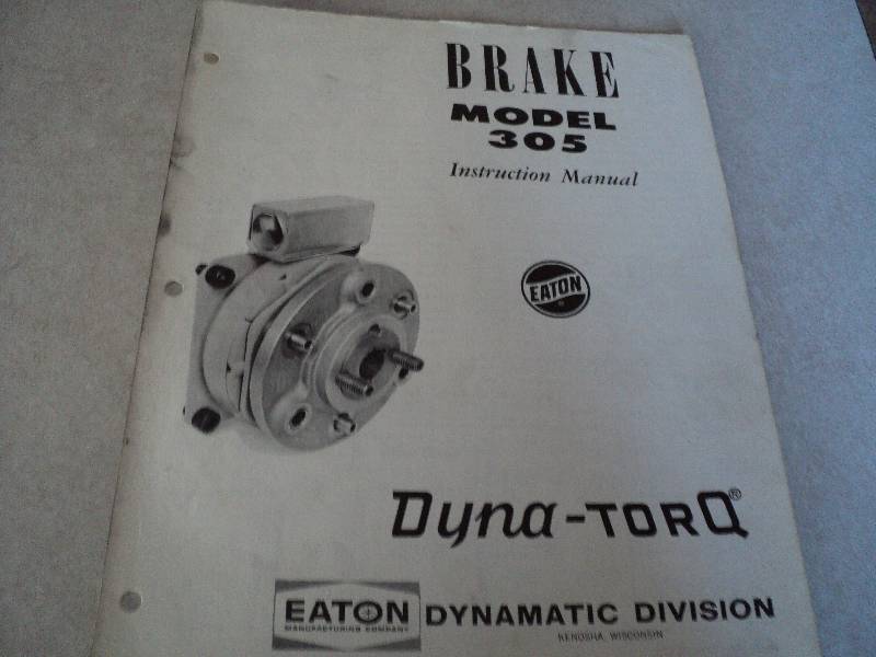 lot 143 image: Machine Tool Manual  Eaton Dynamat...