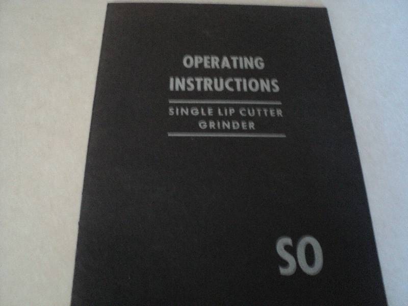 lot 145 image: Machine Tool Manual  Deckel SO Sin...