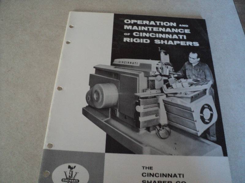 lot 149 image: Machine Tool Manual  Cincinnatti S...