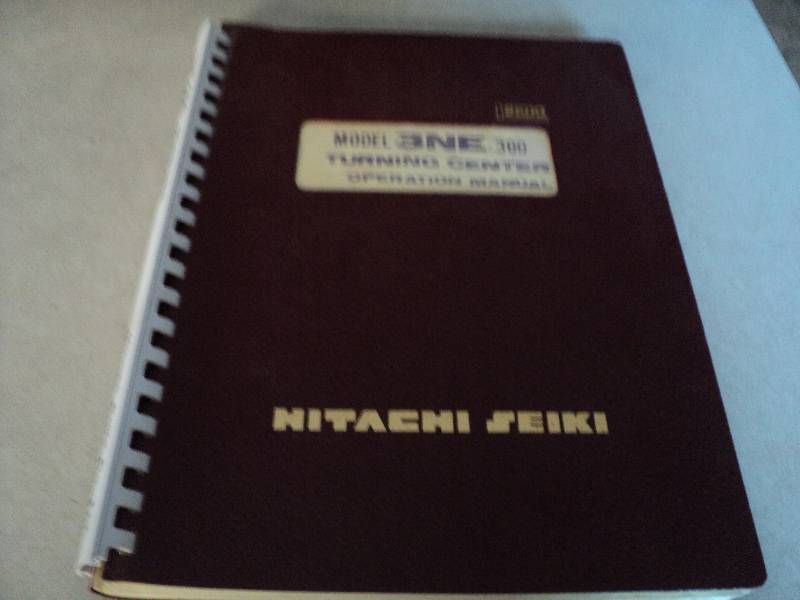 lot 192 image: Machine Tool Manual  Hitachi Seike...