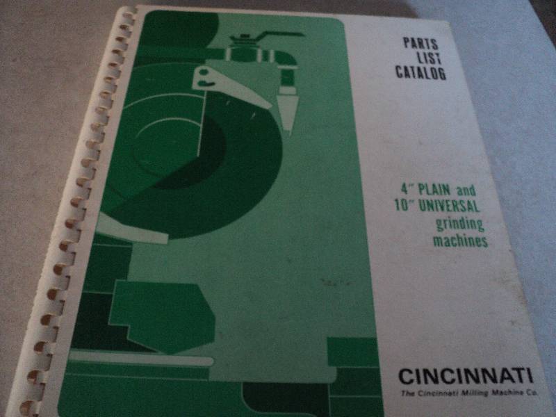 lot 199 image: Machine Tool Manual  Cincinnati Mi...