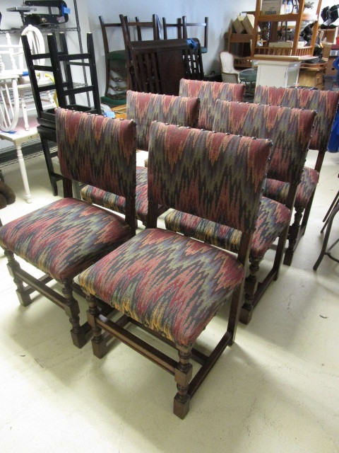 6  UPHOLDSTERED CHAIRS
