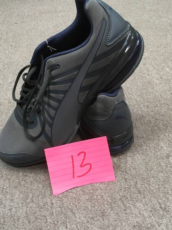 lot 13 image: PUMA Mens Cell Kilter Cross-Training Shoe - Grey sz 12 not used