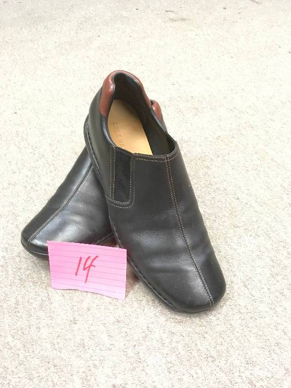 lot 14 image: Cole Haan Zeno Slip on  Loafer Mens  11.5 Med  Black  Shoes not used