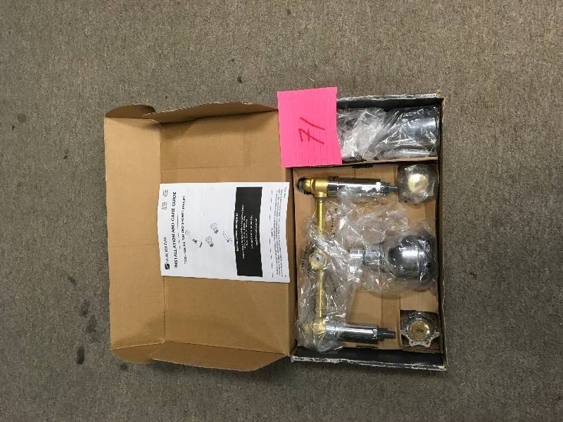 lot 71 image: Glacier Bay Aragon 2-handle 1-spray Tub And Shower Faucet Chrome 937 207 not used
