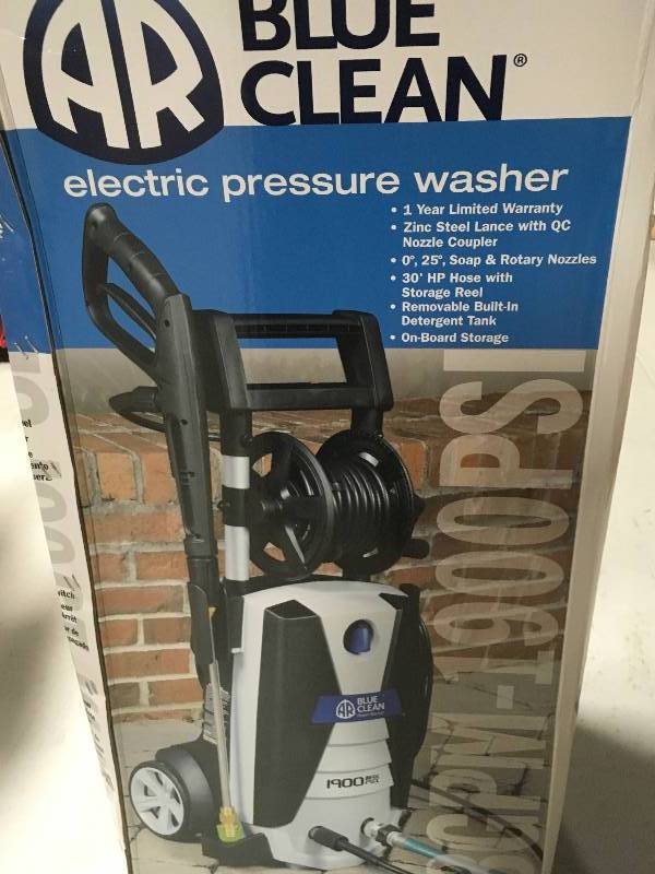 lot 59 image: AR Blue Clean 1,900 PSI 1.3 GPM Electric Cold Water in working condition