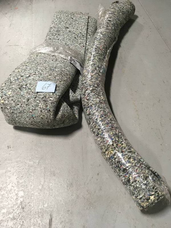 lot 67 image: TrafficMASTER 6 ft. x 8 ft. 5 lb. Density Premium Plush Rug Pad not used