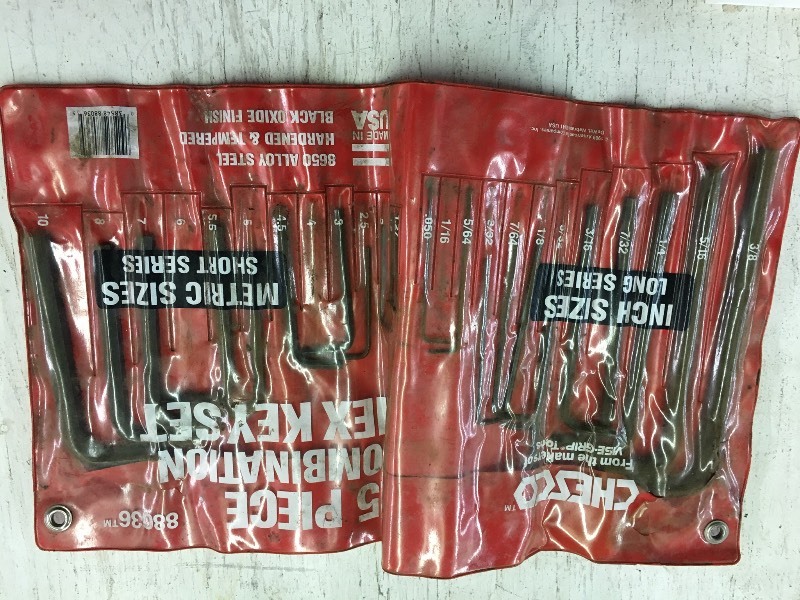 lot 147 image: Combination Hex Key Set