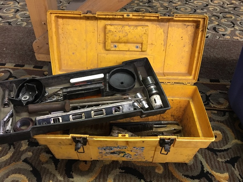 lot 164 image: Toolbox & Misc Tools