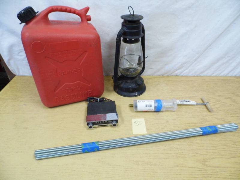 Gas Can - Lantern - Threaded Rods