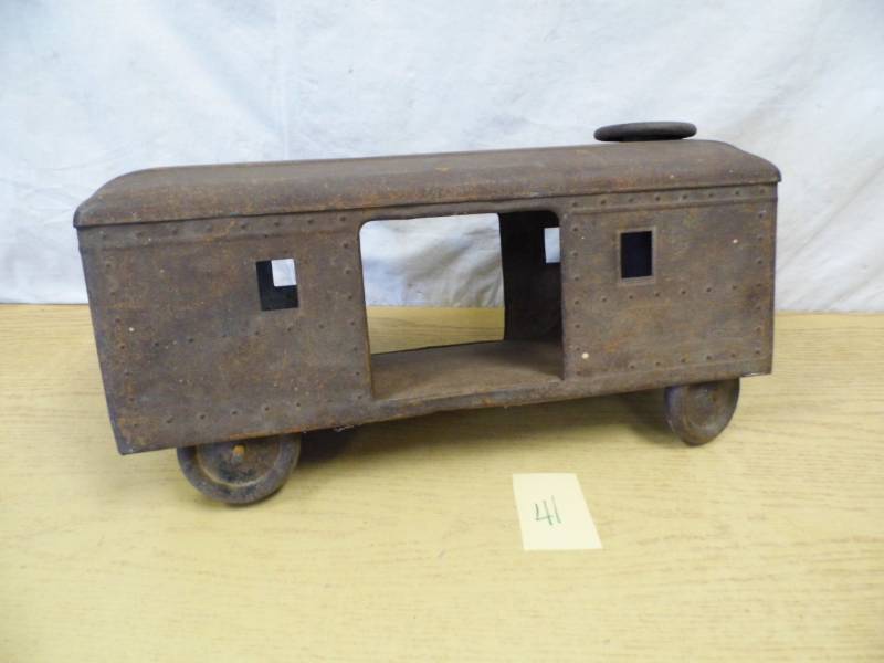 Antique Metal Train Car