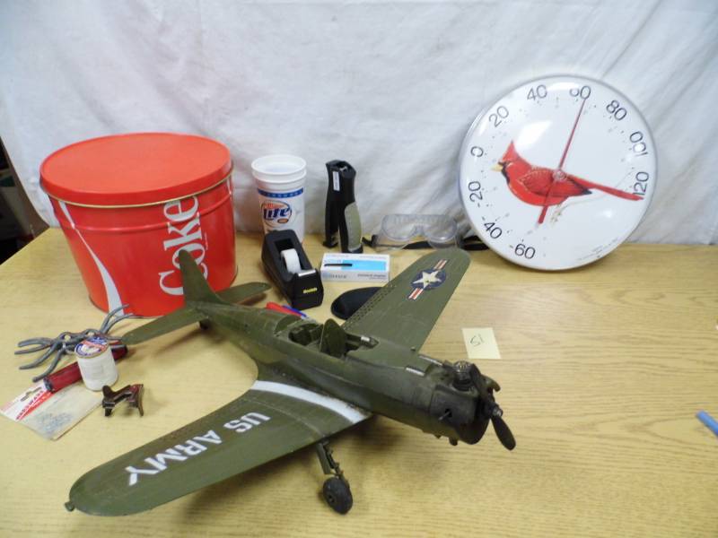 Coke Tin - Gas Plane - Office Items