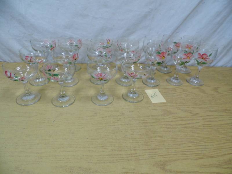 Hand Painted Glassware