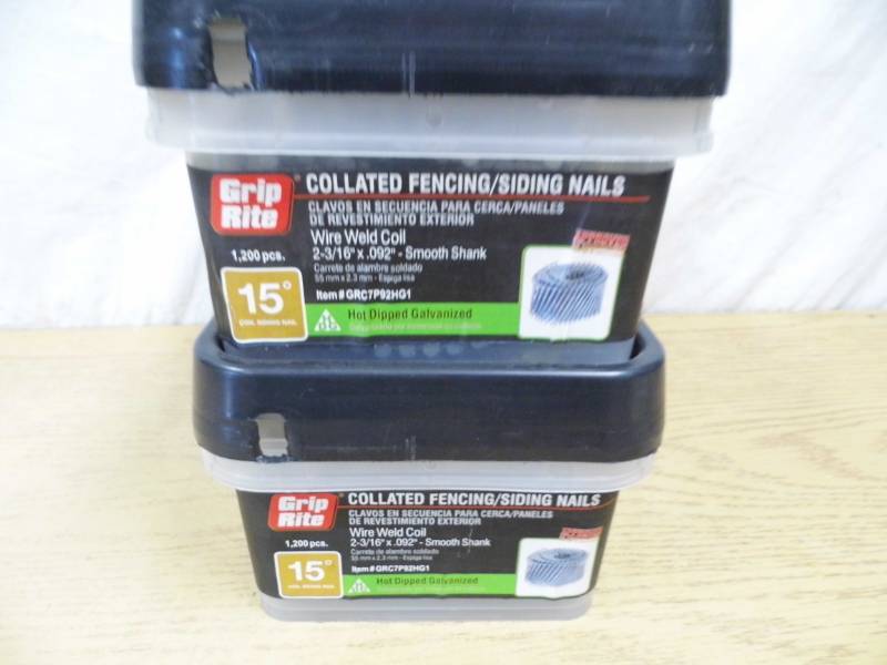 Lot of 2 Grip Tite Collated Fencing Nails