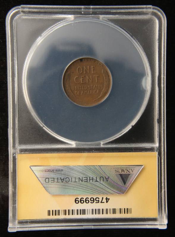 lot 01 image: 1931-S US WHEAT CENT EF45 ANACS