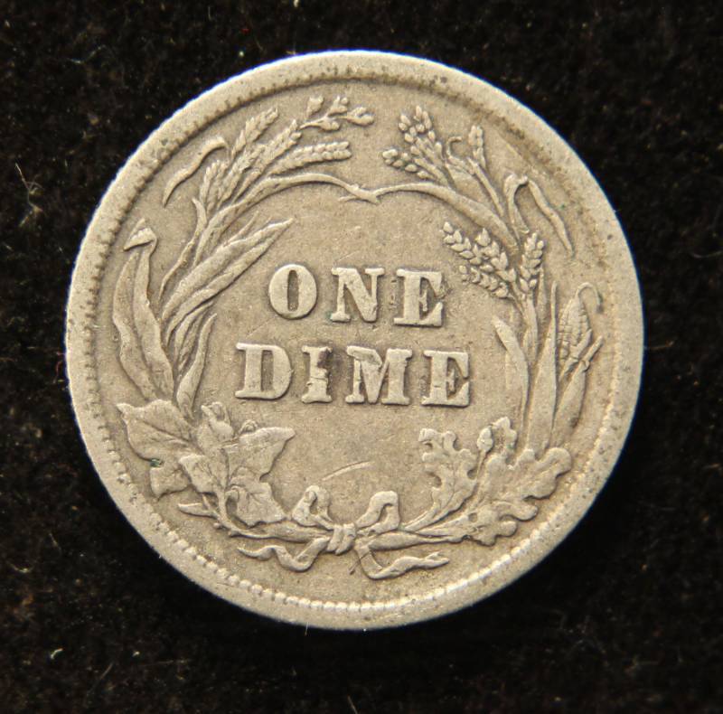 lot 40 image: 1899 BARBER SILVER DIME