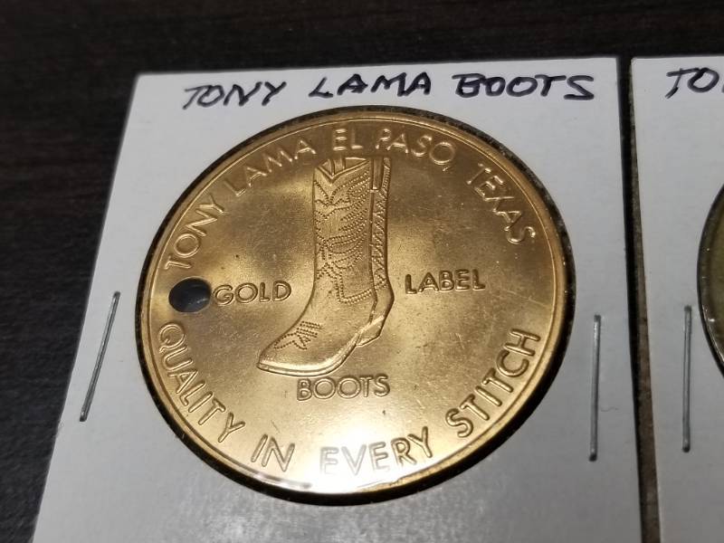 GROUP OF 4 COINS-MEDALS-TOKENS AS PICTURED