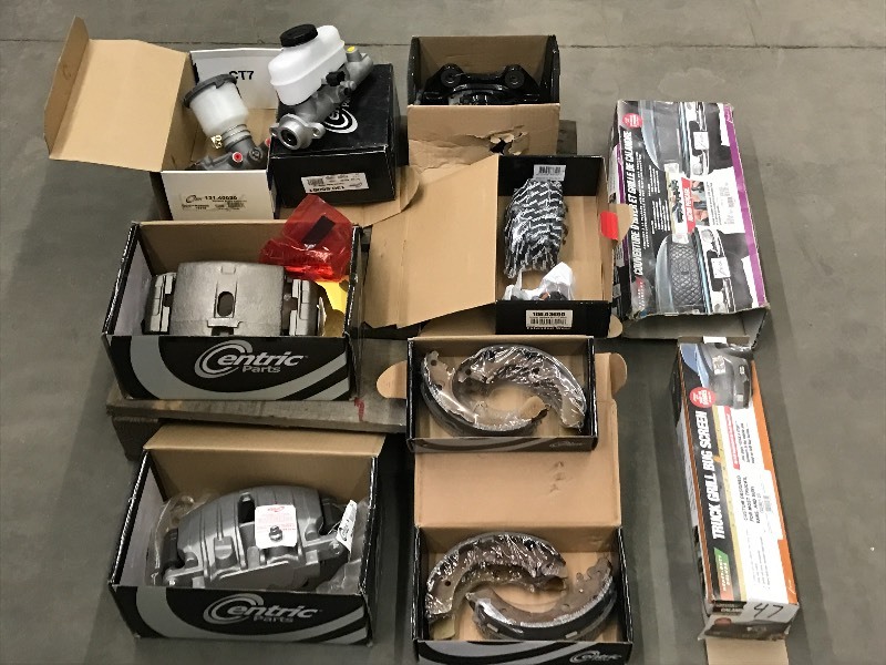 lot 4 image: Assorted New Automotive Brake Parts & Automotive Bug Screens