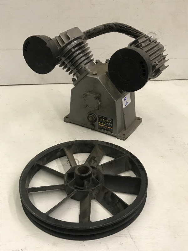 lot 9 image: Central Pneumatic 5HP Air Compressor