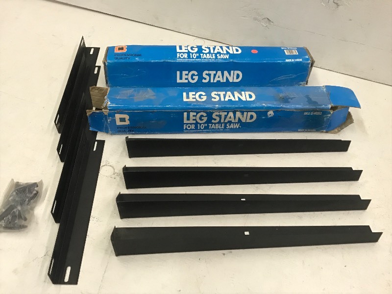 lot 27 image: (2) Steel Tool Leg Sets