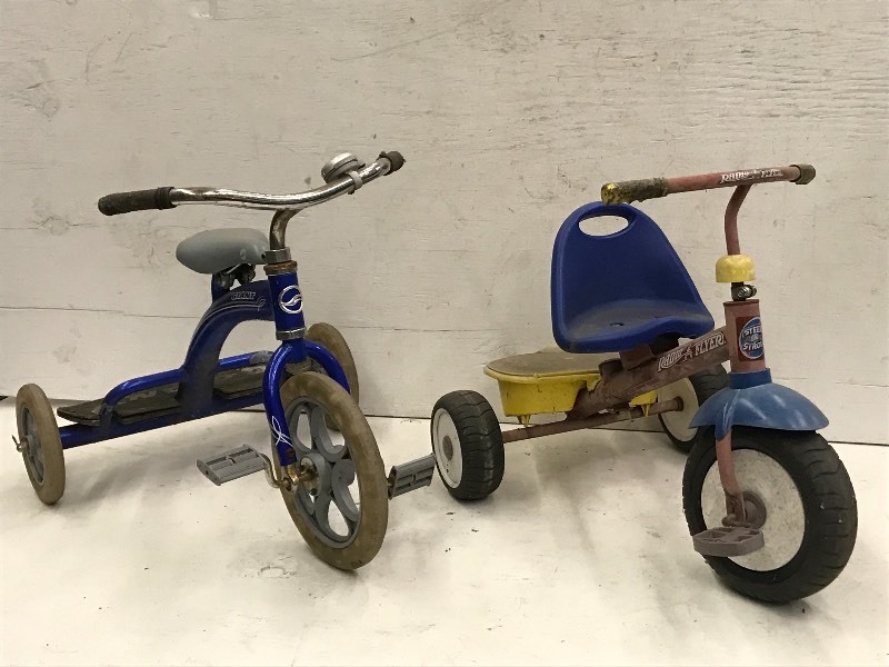 lot 46 image: (2) Toddler Tricycles