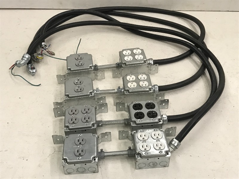 lot 48 image: (4) Commercial Electric Outlet Strips