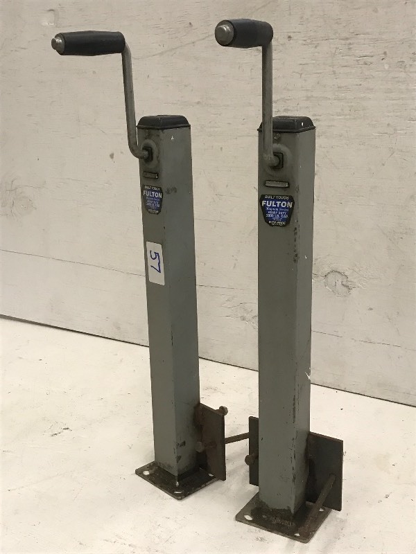 lot 57 image: (2) Fulton 3500# Trailer Jacks