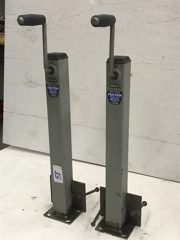 lot 58 image: (2) Fulton 3500# Trailer Jacks