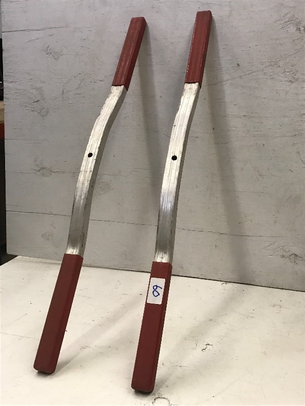 lot 60 image: (2) Snowmobile Trailer Securement Bars