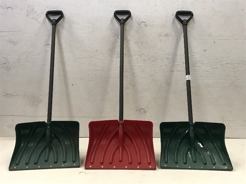 lot 62 image: (3) Snow Shovels