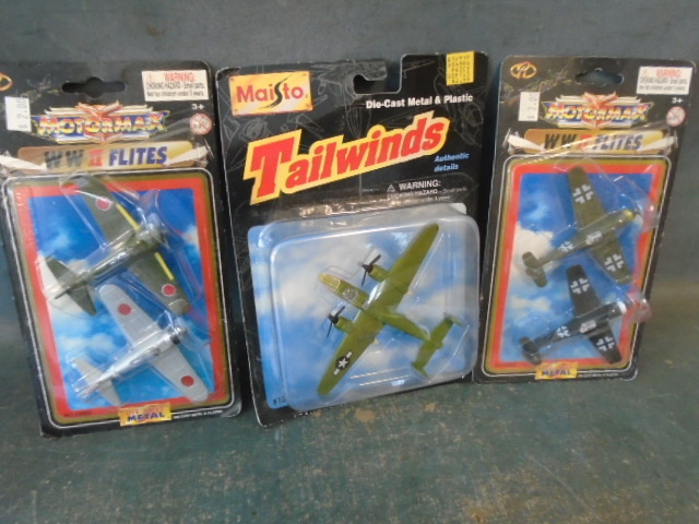 Vintage Die Cast Metal Airplanes