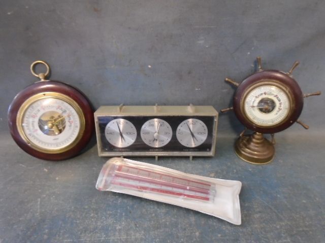 Vintage Barometers and Weather Monitoring Instruments