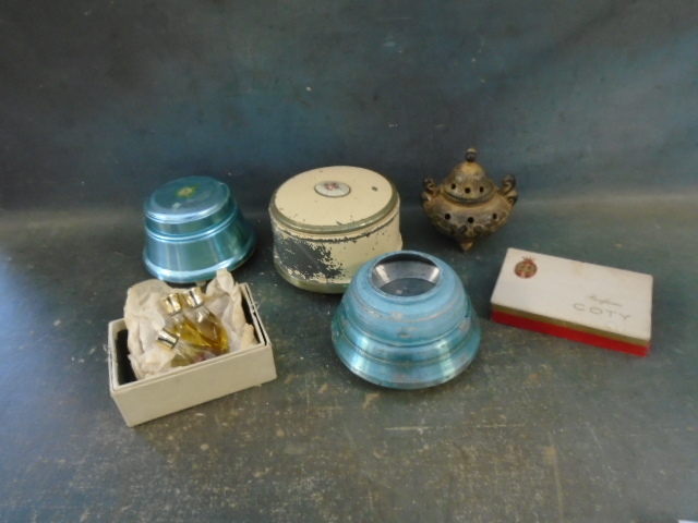 Vintage Musical Powder Boxes, Perfume and More