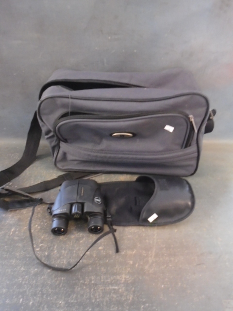 Binoculars and Travel Bag