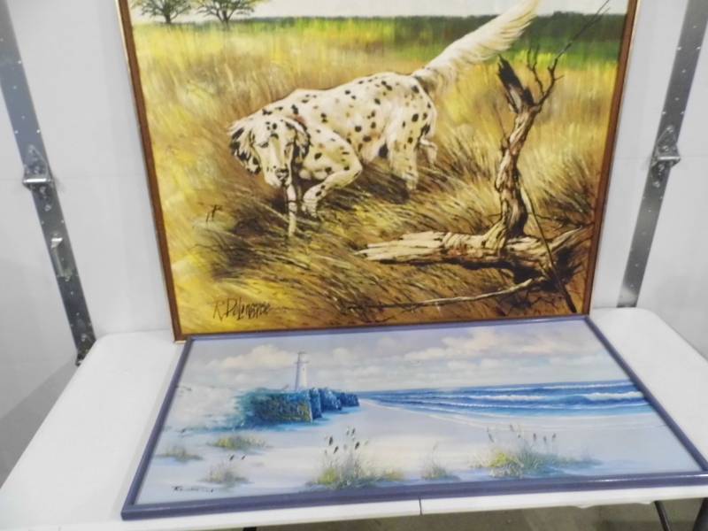 Lot of 2 Oil Paintings
