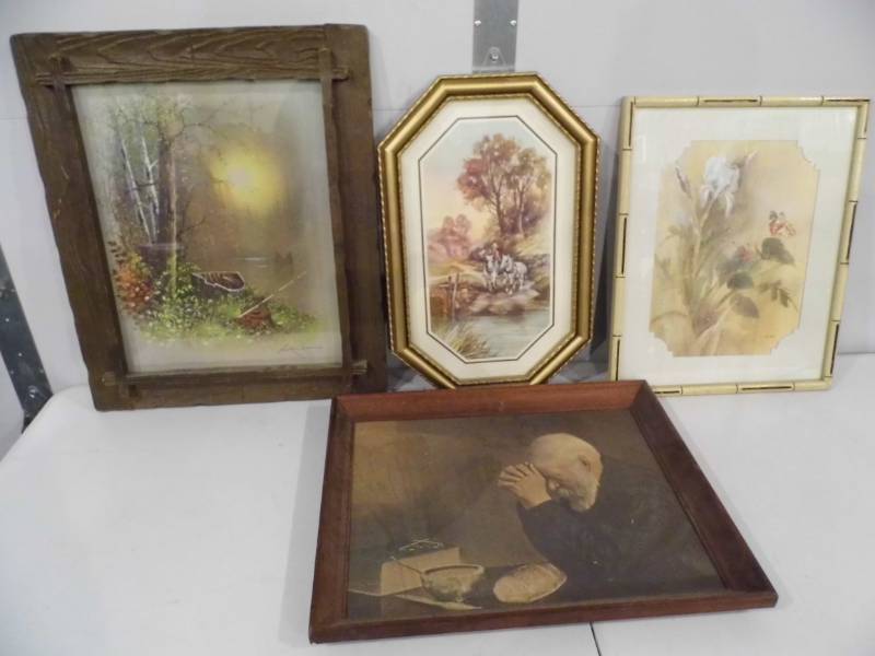 Lot of 4 Pieces of Art