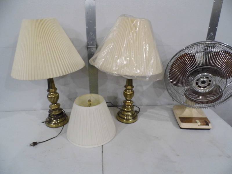 Brass Lamps - Fan