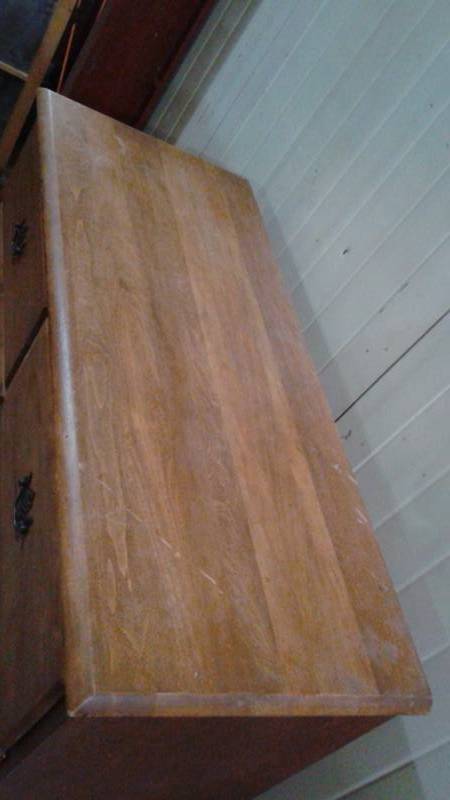 lot 4 image: Wood Dresser, Used, Some Wear
