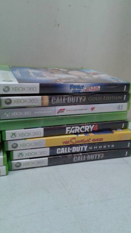 lot 51 image: Lot Of Xbox 360 Video Games, Used, Show Wear