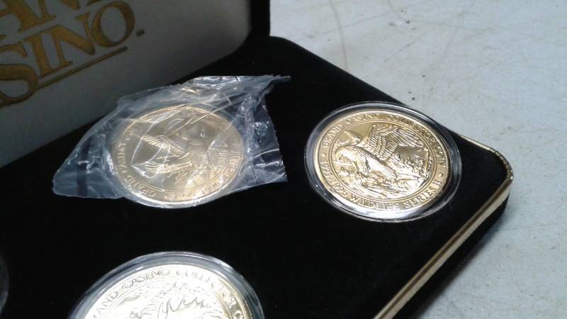 lot 63 image: Grand Casino Wildlife Coin Set