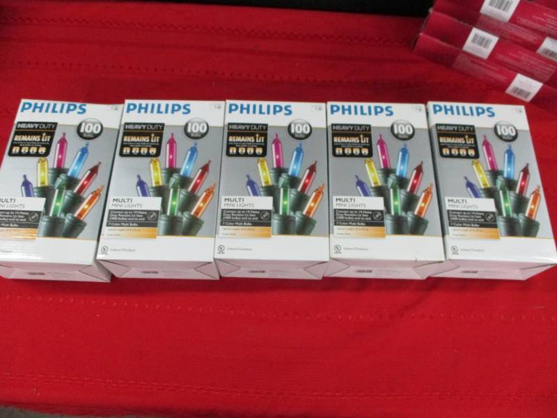 lot 144 image: 5 sets of 100 ct lights unopened